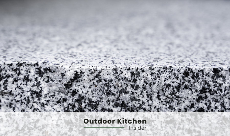 stone is an excellent choice for an outdoor kitchen countertop