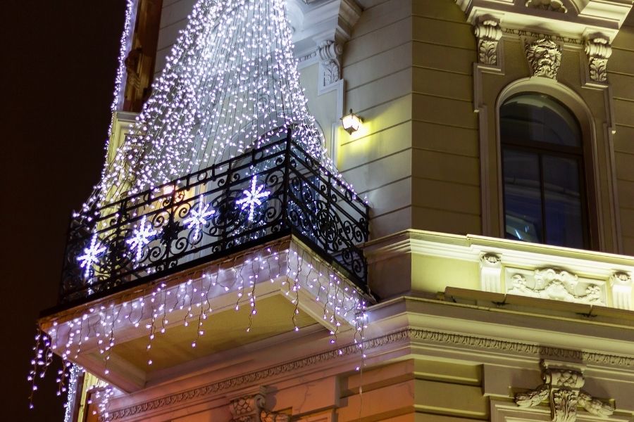 Christmas fairy lights for balcony